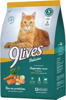 9 Lives Gato Adulto Delicias Hogareños - Esterilizados