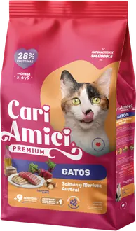 Cari Amici Gato Adulto Salmón y Merluza Austral