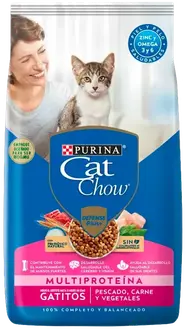 Cat Chow Gatitos Pescado, Carne y Leche