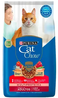 Cat Chow Gato Adulto Sabor Carne y Pollo