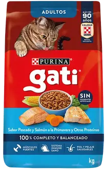 Gati Gato Adulto sabor Pescado y Salmón a la Primavera