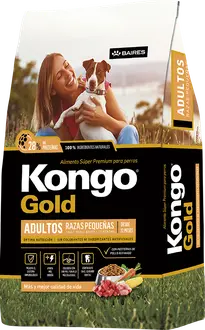 Kongo Gold Perro Adulto de Razas Pequeñas