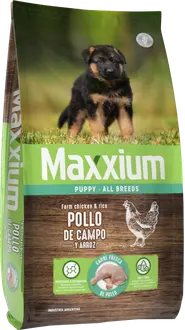 Maxxium Perrro Cachorro Pollo de Campo y Arroz