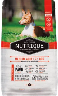 Nutrique Medium Adult 7+ Dog