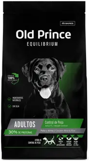 Old Prince Equilibrium Perro Adulto Control de peso Pollo y Arroz
