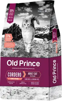Old Prince Proteínas Noveles Gato Adulto Esterilizado Cordero y Arroz Integral