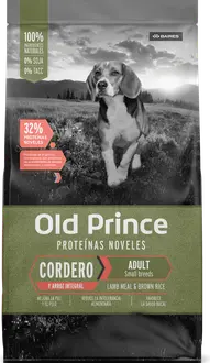 Old Prince Proteínas Noveles Perro Adulto Razas Pequeñas Cordero y Arroz Integral