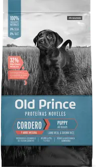 Old Prince Proteínas Noveles Perro Cachorro Cordero y Arroz Integral