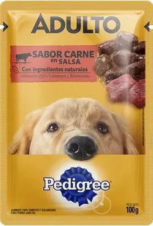 Pedigree Sobres Perro Adulto En Salsa Sabor Carne 12 x 100g