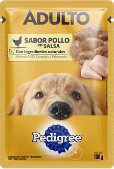 Pedigree Sobres Perro Adulto En Salsa Sabor Pollo 12 x 100g