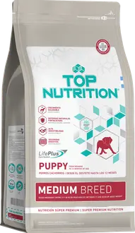 Top Nutrition Perro Cachorro Raza Mediana