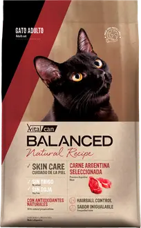 Vitalcan Balanced Natural Recipe Gato Sabor Carne Argentina Seleccionada