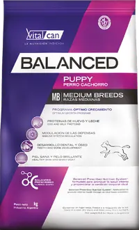 Vitalcan Balanced Perro Cachorro Raza Mediana